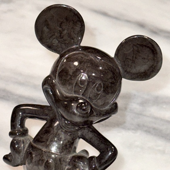 Vintage Disney Mickey Mouse Faux Marble Plastic Desk Set - Picture 6 of 9